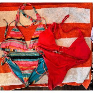 14 Bikini Swimsuits Size Small and Medium EUC and NWOT